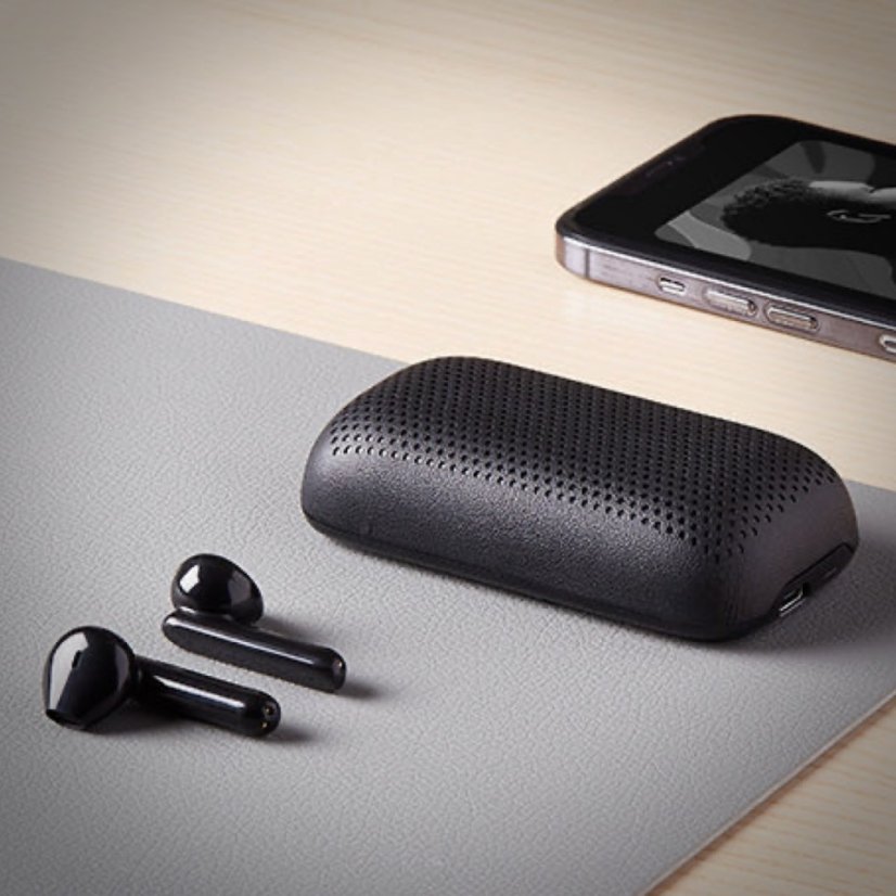 Bezdrôtové slúchadlá Speakerbuds od Lexon - Farba: Čierna