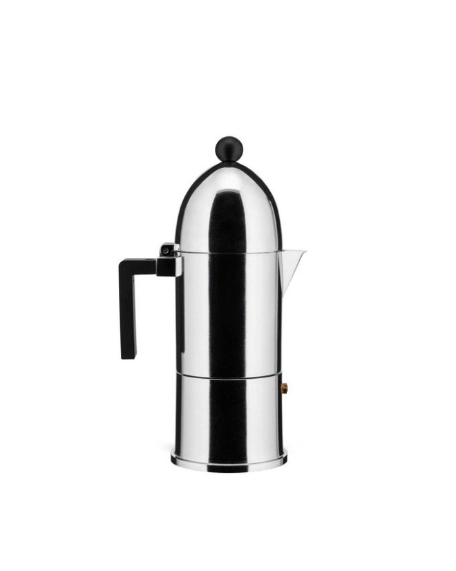 La cupola – espresso kávovar z liateho hliníka od ALESSI - Farba: Svetlomodrá