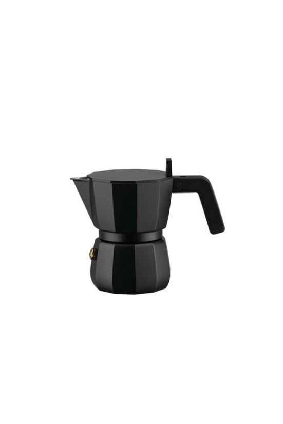 Moka – espresso kávovar z liateho hliníka od ALESSI