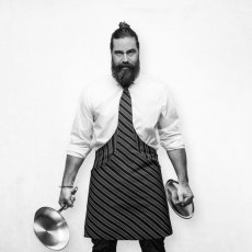 Dizajnová zástera pre pánov aj dámy Tie&Apron čierna