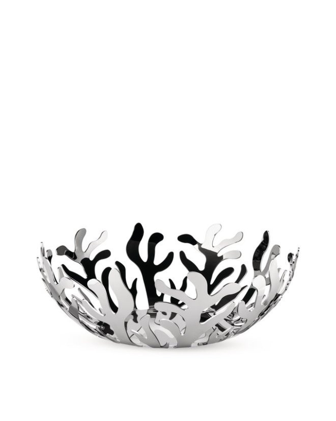 Mediterraneo - dizajnová misa na ovocie od ALESSI - Farba: Oceľová, Veľkosť: Ø 29 cm