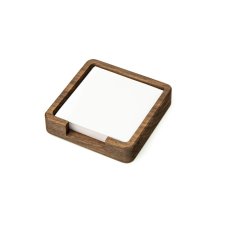 Drevený organizér na samolepiaci blok - Orech