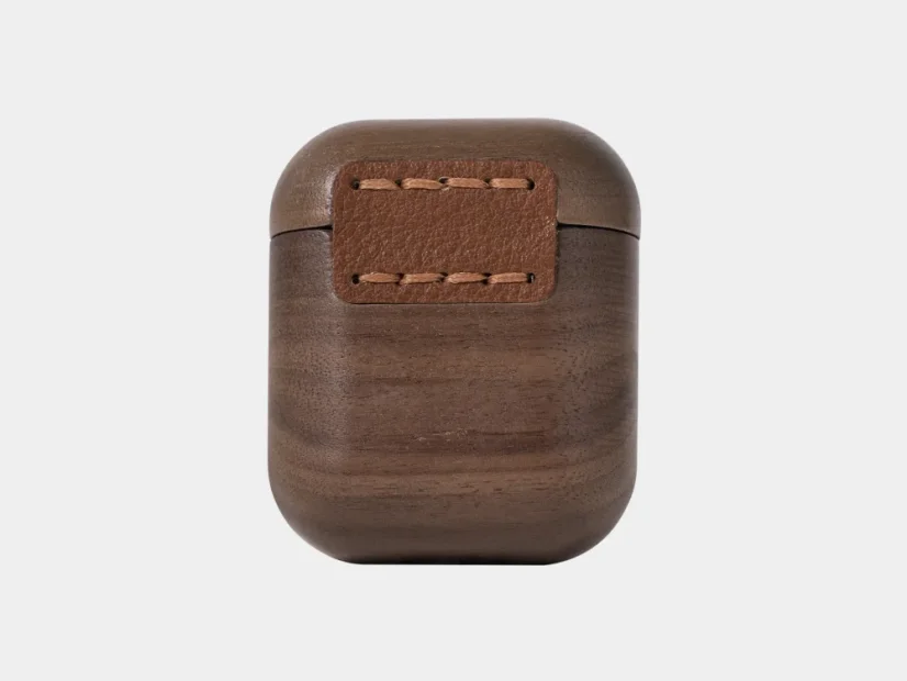 Drevený obal pre Apple AirPods 1&2 - Farba: Orech