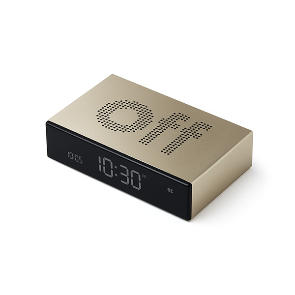 Otočný LCD budík FLIP Premium od Lexon