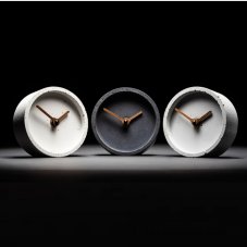 Dizajnové stolové hodiny Clockies Touch Biele