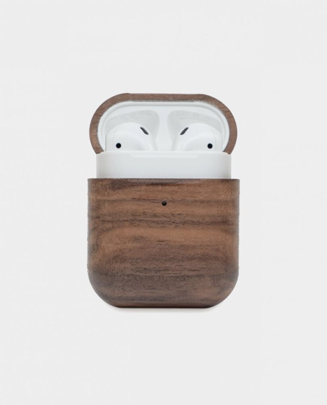 Drevený obal pre Apple AirPods 1&2 - Farba: Orech