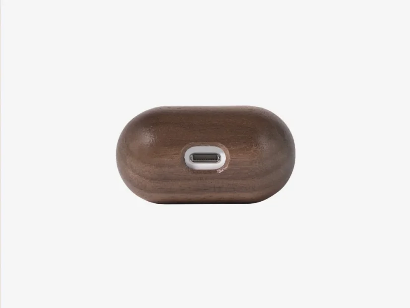 Drevený obal pre Apple AirPods 1&2 - Farba: Orech
