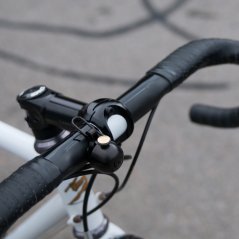 Zvonček na bicykel SPURCYCLE strieborný
