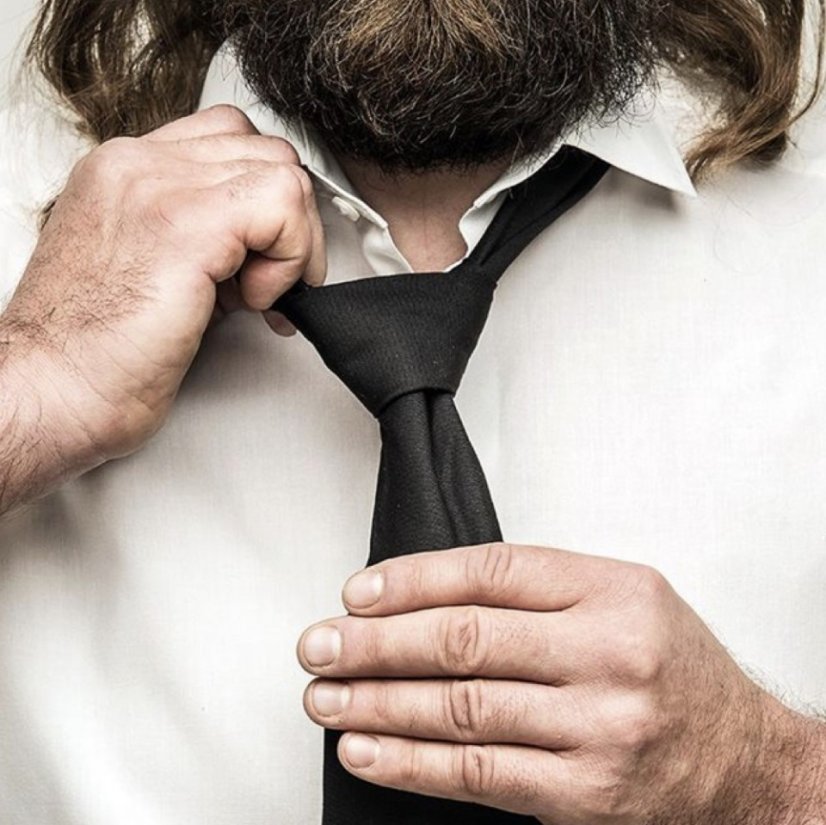 Dizajnová zástera pre pánov aj dámy Tie&Apron čierna