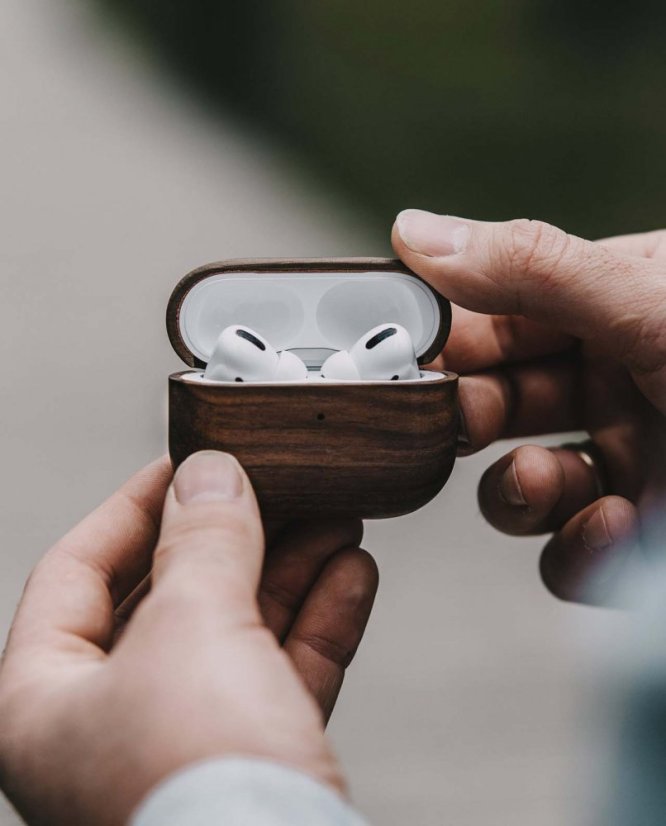 Drevený obal pre Apple AirPods Pro - Farba: Dub