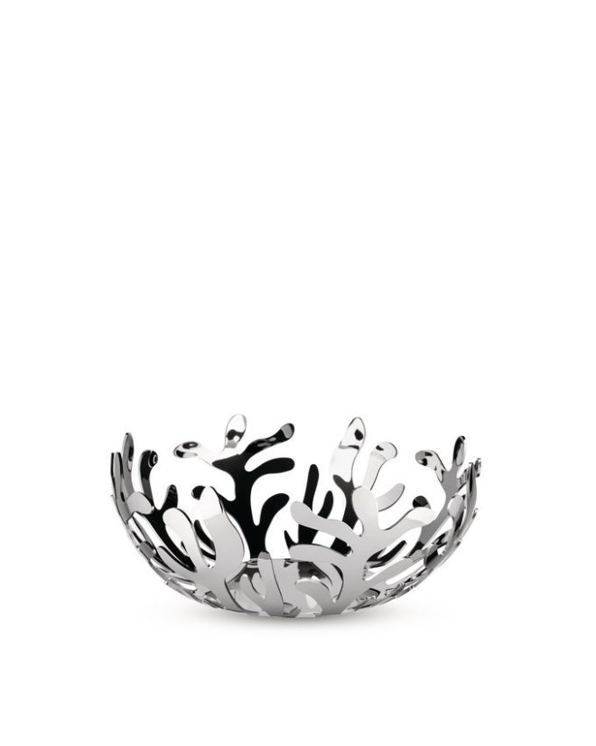 Mediterraneo - dizajnová misa na ovocie od ALESSI - Farba: Oceľová, Veľkosť: Ø 25 cm