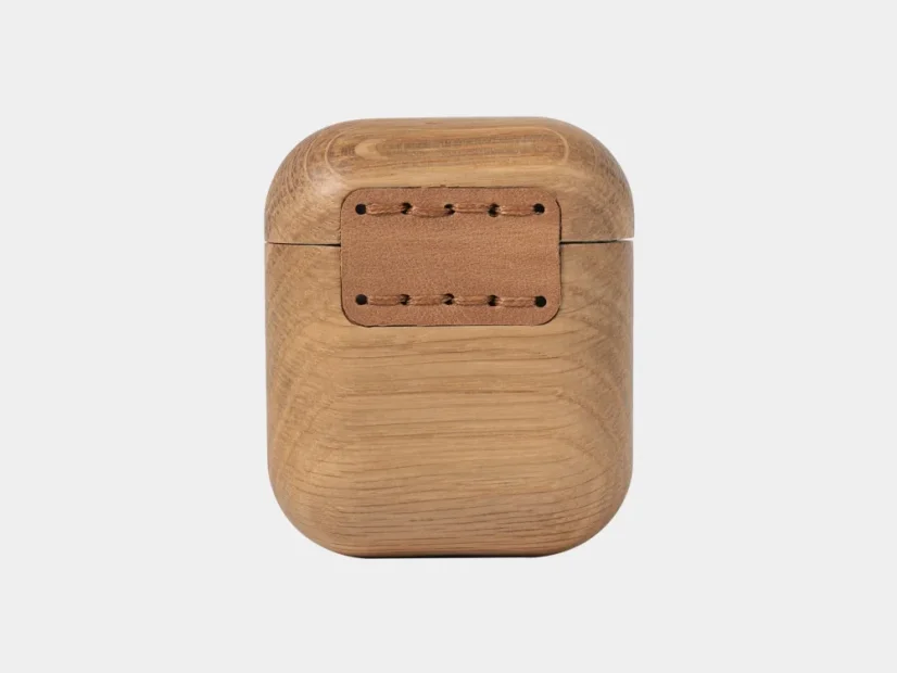 Drevený obal pre Apple AirPods 1&2 - Farba: Orech