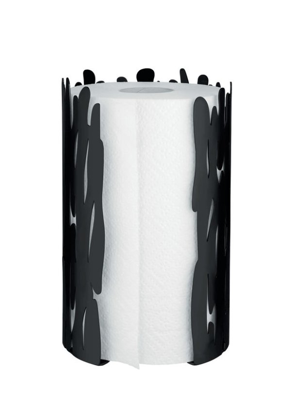 Barkroll - držiak kuchynských utierok čierny od ALESSI
