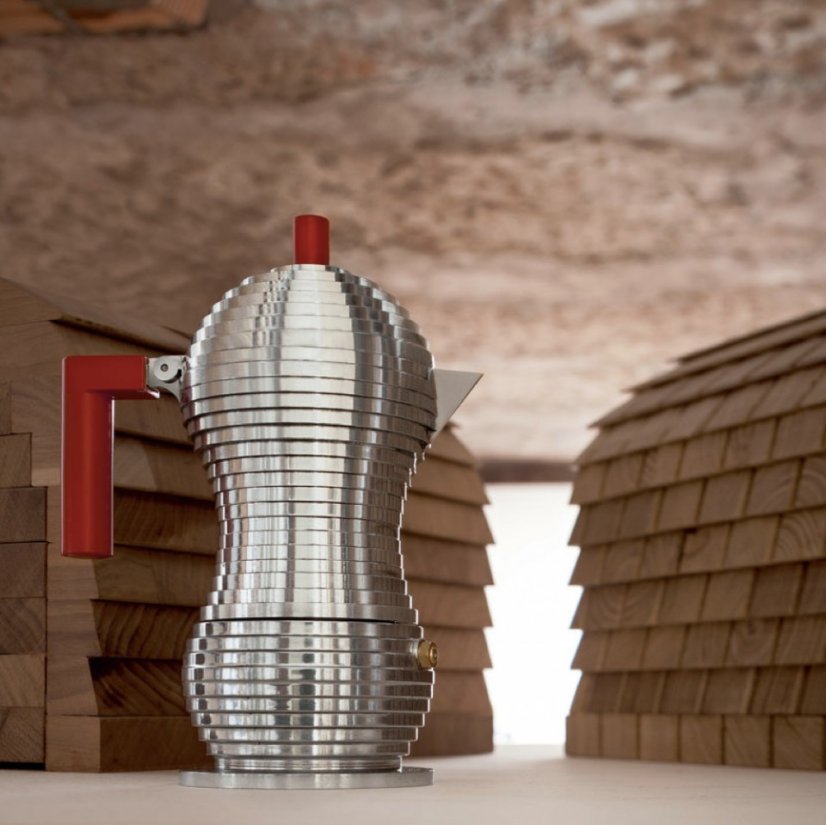Moka kávovar Pulcina od Alessi a illy