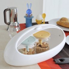 Elegantný zásobník na chlieb Gnam od Alessi