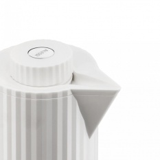 Jedinečná termoska z kolekcie Plissé od Alessi biela
