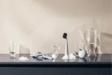 Dávkovač mydla - silikónový - mramorovo sivý od Eva Solo