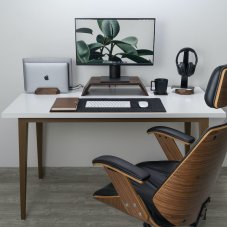 Dvojitý vertikálny stojan na notebook - geometrický