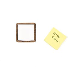 Drevený organizér na samolepiaci blok - Orech