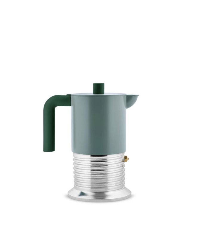 Vite - espresso kávovar 6 šálok - Farba: Šalviovo zelená