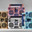 DIY kartónový bluetooth reproduktor Berlin Boombox - Druh: Yo! MTV Raps Boombox