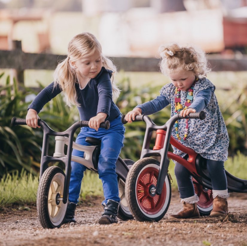 Odrážadlo a trojkolka z recyklovaného plastu Wishbone Bike R2 - Druh: RE2 3v1 čierne
