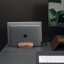Dvojitý vertikálny stojan na notebook - geometrický - Farba: Čierna
