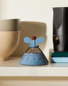 Kitchen Timer – Dizajnová kuchynská minútka od ALESSI modrá
